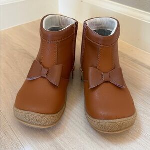 L’Amour Toddler Boots with Bow